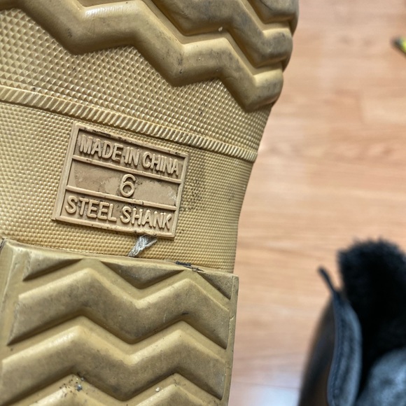 Sporto Winter Boots black duck boots steel shank size 6 women - Picture 6 of 9